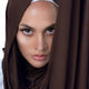 Deep Brown jersey hijab – soft, breathable Muslim headscarf for everyday wear
