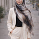 Charcoal and Mocha Marble Watercolor Printed Modal Hijab