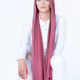 Dusty pink jersey hijab – breathable and lightweight headscarf for college girls and youthful modest style
