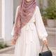 Sunset Pink Marble Watercolor Printed Modal Hijab