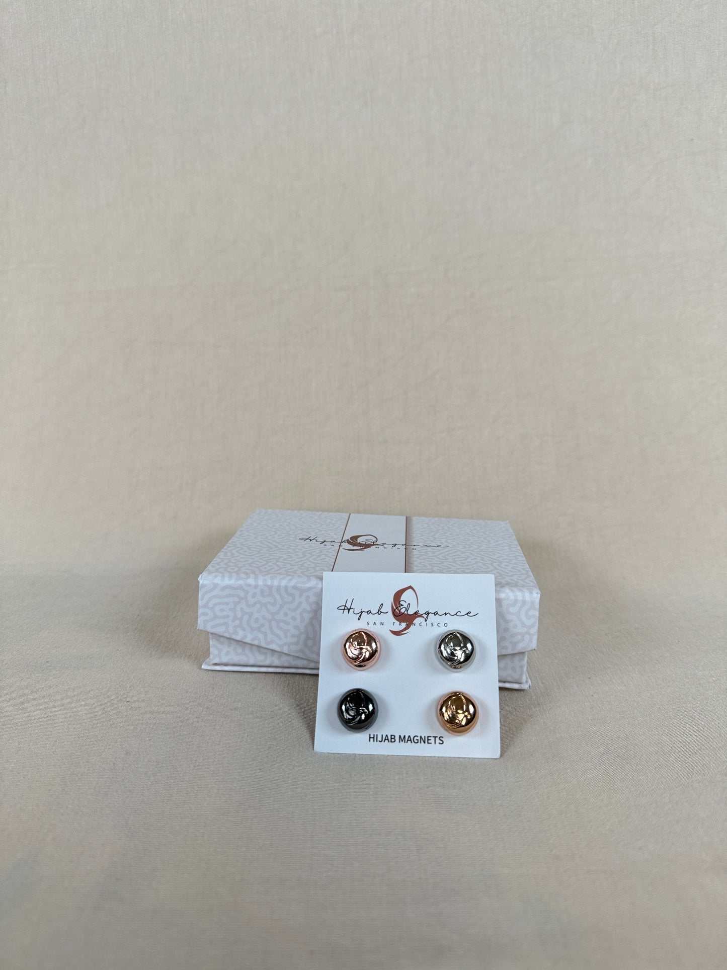 Durable metallic hijab magnets – elegant essential accessories for hijab wearers